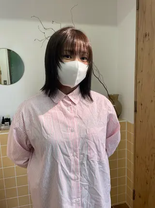 ミディアム sakura🌸 レイヤー/韓国ヘアのヘアスタイル