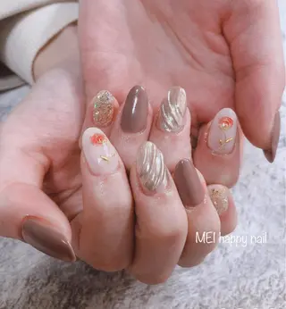 ネイル 北浦和 自爪育成ケアのネイルデザイン