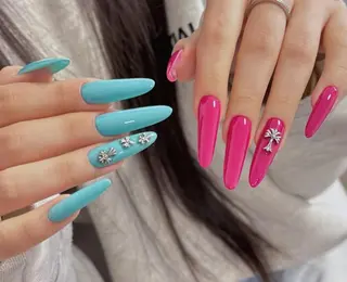 ネイル By moonネイル 🌷ワンホン/韓国風のネイルデザイン