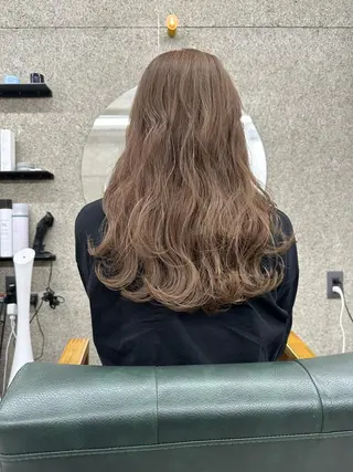 ロング カラー 八谷 将平のヘアスタイル