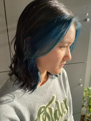 ミディアム C’LD hair  produce /シールドヘア所属・モテ髪/ボブ/ショー ト/アダチフウトのヘアスタイル