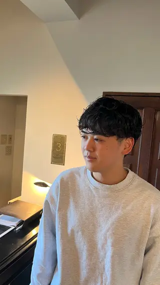 ショート パーマ 前川 華恋 / room3のヘアスタイル