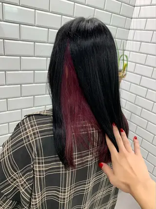 セミロング カラー La fith hair bath ラフィスヘアーバース所属・御坂 (ミサカ)のヘアスタイル