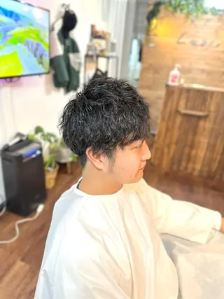 ミディアム メンズ Lizir ルズィール所属・Luzir⭐︎ GEN⭐︎のヘアスタイル
