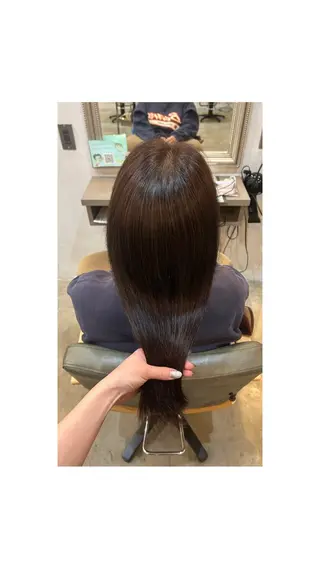 セミロング 長谷川 楓恋のヘアスタイル