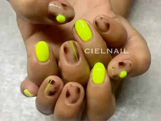 ミディアム cielnail 祇園のネイルデザイン