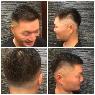 ショート 岡部 迅のヘアスタイル