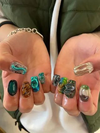 ネイル hair&nail ☯️アイリ☯️のネイルデザイン