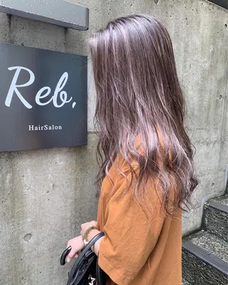 セミロング カラー 西村あきや トレンド韓国ヘアのヘアスタイル