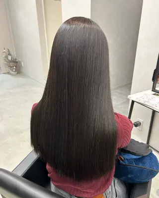 ロング カラー 加藤 野々愛のヘアスタイル
