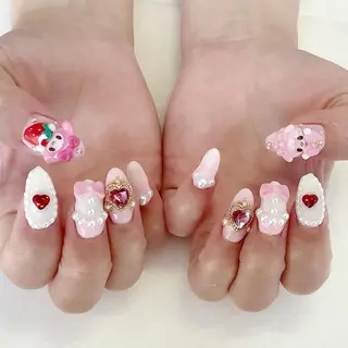 ネイル 💎🐰 saki. m 🐰💎のネイルデザイン