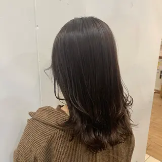 セミロング まろやかカラー🤎 みなとまほのヘアスタイル