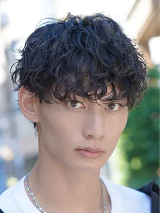 ショート パーマ メンズ fifth  SAKAE所属・SENTA✨メンズ パーマ✨fifth栄のヘアスタイル