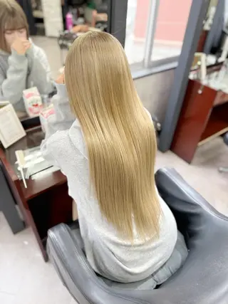 ロング 💎エクステ× 🩵ブリーチBIZEのヘアスタイル