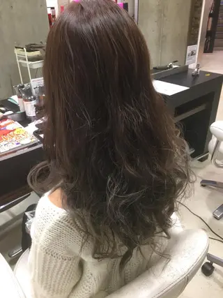 ロング カラー 髪質改善/縮毛矯正 高嶋のヘアスタイル