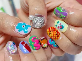 ネイル Nail Atelier IamI所属・アイアムアイ 大村磨衣のネイルデザイン