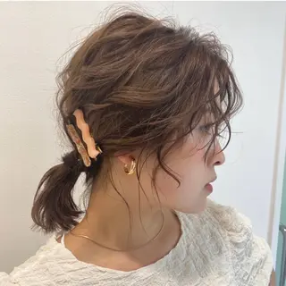 ミディアム 会田有紀 /切りっぱなしボブのヘアスタイル