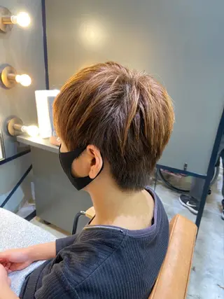 ショート メンズ ノイシキ サキのヘアスタイル