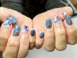 ネイル Aim* 深爪・自爪育成専門店のネイルデザイン