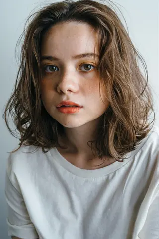 ミディアム カラー 新宿/美髪矯正 髪質改善/韓国風山本のヘアスタイル