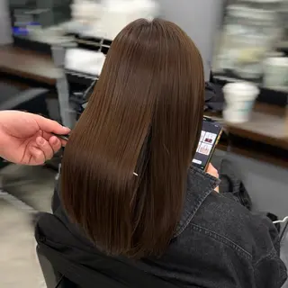 セミロング 艶髪/透明感/ ユリ🥣🎟️のヘアスタイル