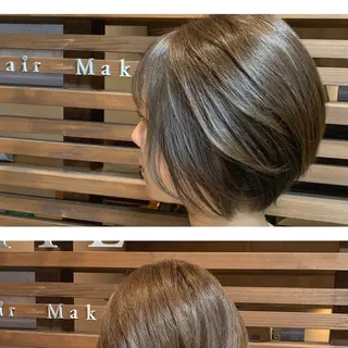 ショート Hair  Make  ARTE所属・♣︎Rikitake Yasu ✂︎のヘアスタイル