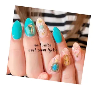 ネイル ﾈｲﾙﾙｰﾑﾘｯｶ 𝐦𝐚𝐲𝐮のネイルデザイン