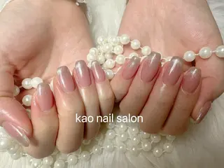 ネイル kao nail マグネット/長さだしのネイルデザイン
