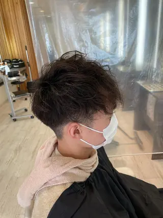 ショート パーマ 淡路上新庄/髪質改善 .艶カラー/野口春貴のヘアスタイル