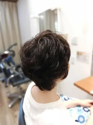 ショート パーマ 北林 弘展のヘアスタイル