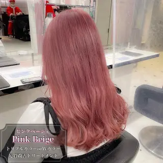 ロング カラー 【ﾐﾆﾓSALE】透 ける艶髪♡ストレートのヘアスタイル