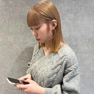 ミディアム AI TOKYO　S所属・mizuki 【韓国レイヤー】のヘアスタイル
