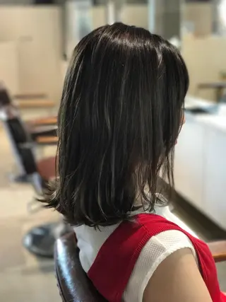 ミディアム カラー Maeda マエダのヘアスタイル