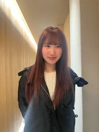 ロング カラー 安藤 琢真のヘアスタイル