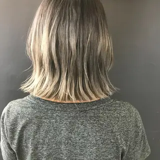 ミディアム 艶髪color💎髪 質改善ストレート大吉のヘアスタイル