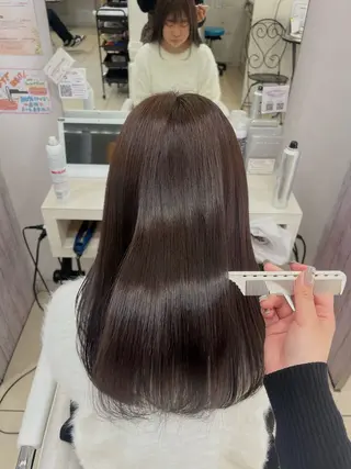 ロング 【髪質改善カラー】 あむ·. ⟡ 🖤のヘアスタイル