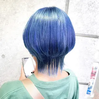 ショート カラー ヘアアレンジ MiU所属・韓国×髪質改善×美髪 縮毛矯正×レイヤーのヘアスタイル