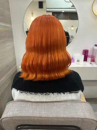 セミロング カラー himari/ブリー チモデル募集/熊谷のヘアスタイル