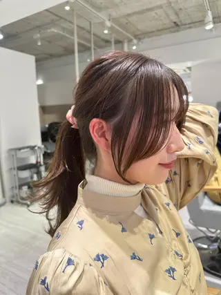 セミロング DopeLIT モデル募集中のヘアスタイル
