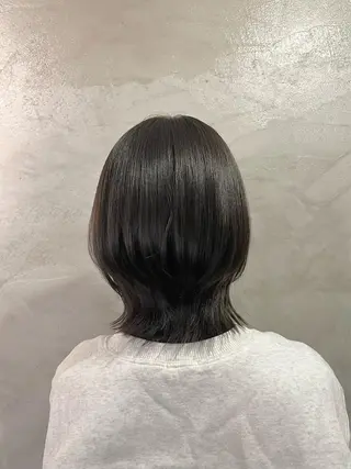 ミディアム FUJINO RYOのヘアスタイル