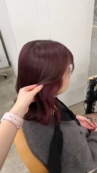 ミディアム カラー 🎀かわいいhair 🎀みおのヘアスタイル