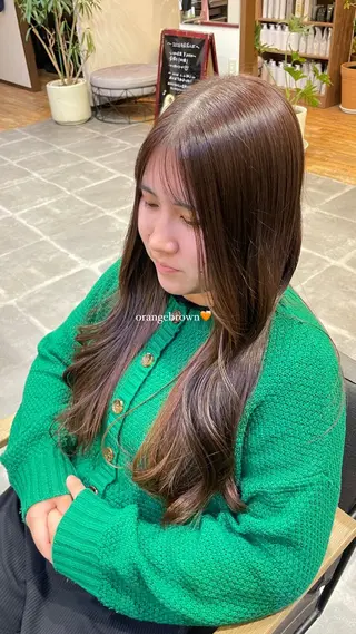 ロング カラー サクマ マナミ🎀のヘアスタイル