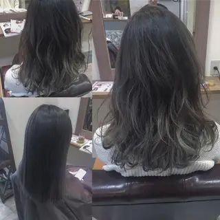 ロング カラー hair salon Ranun髪質改善のヘアスタイル