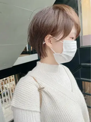 ショート シンプル+αな デザインを 松崎陸のヘアスタイル