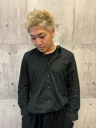 メンズ 🔅透明感カラー切田 はじめ🔆のヘアスタイル