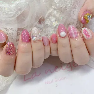 ネイル La neige* yuki 🥯🍑のネイルデザイン