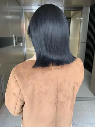 ミディアム カラー レイヤー/大人メンズ パーマ🌀 平島拓也のヘアスタイル