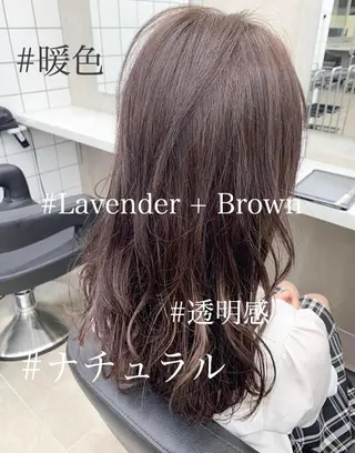 ロング カラー ヘアアレンジ TONE所属・透明感カラー/ 韓国ヘア/縮毛矯正のヘアスタイル