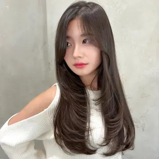 セミロング 原宿/ボブ/髪質 改善/レイヤー/優希のヘアスタイル