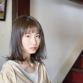 ミディアム 荒川 真悟のヘアスタイル
